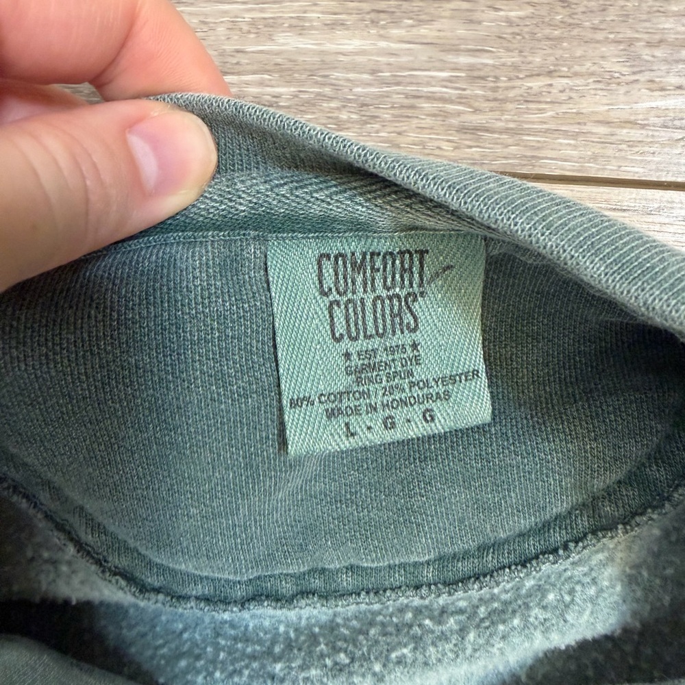 Green Cape May New Jersey Crew Sweatshirt Sz L - Picture 4 of 4